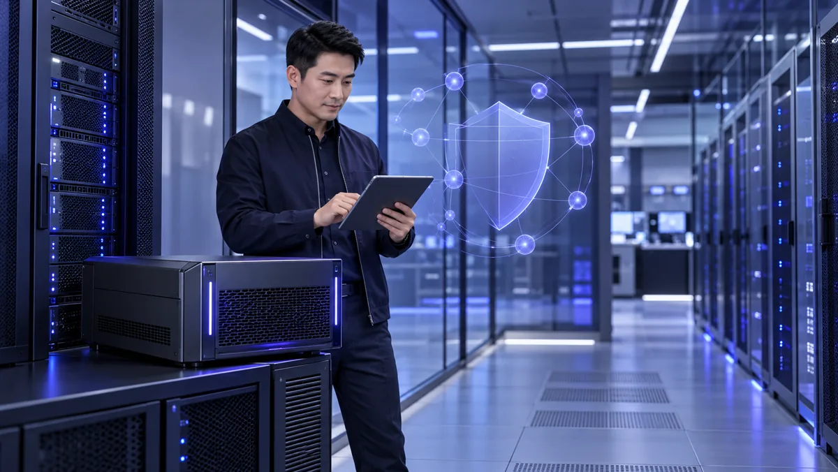 AI 一体机本地化部署示意