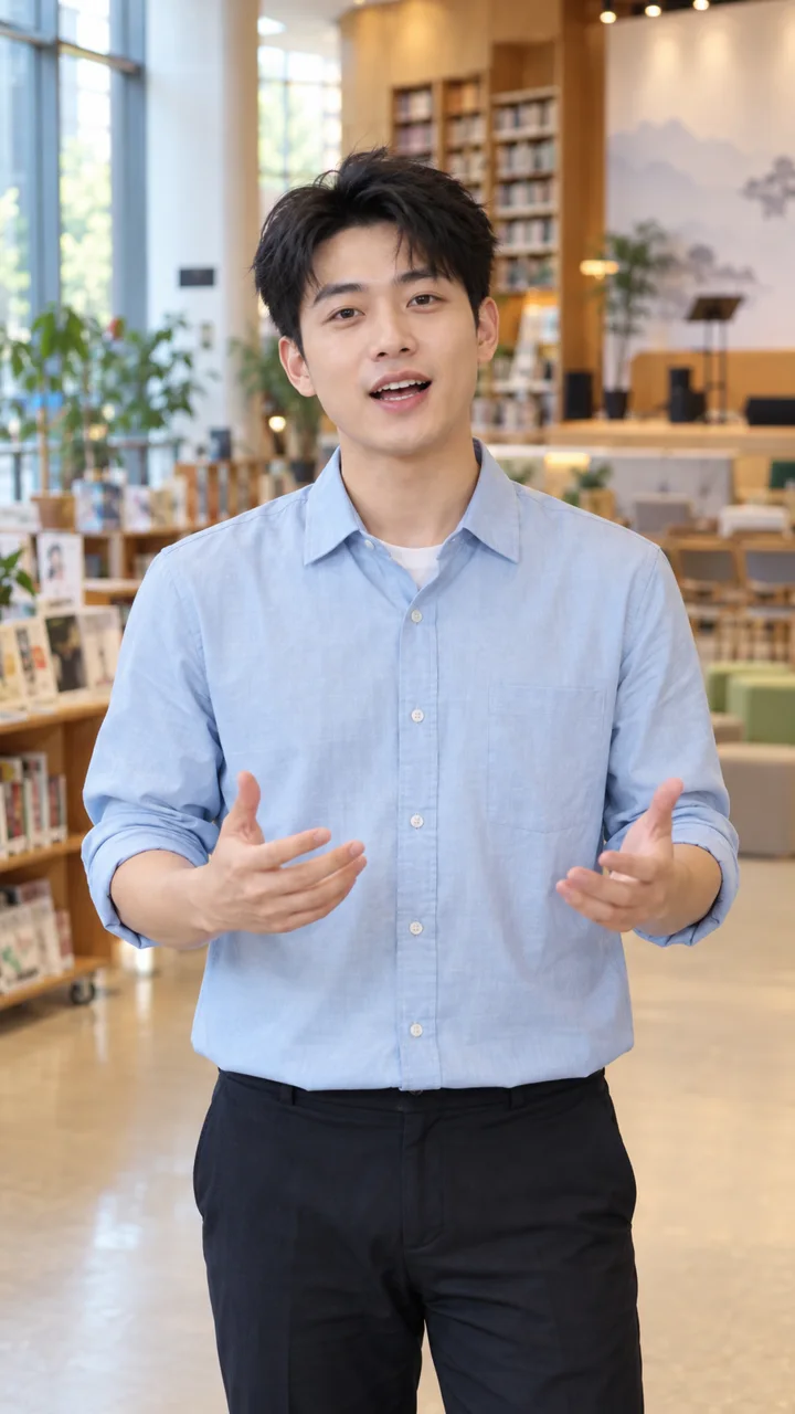 社区活动空间里的报名公告示例