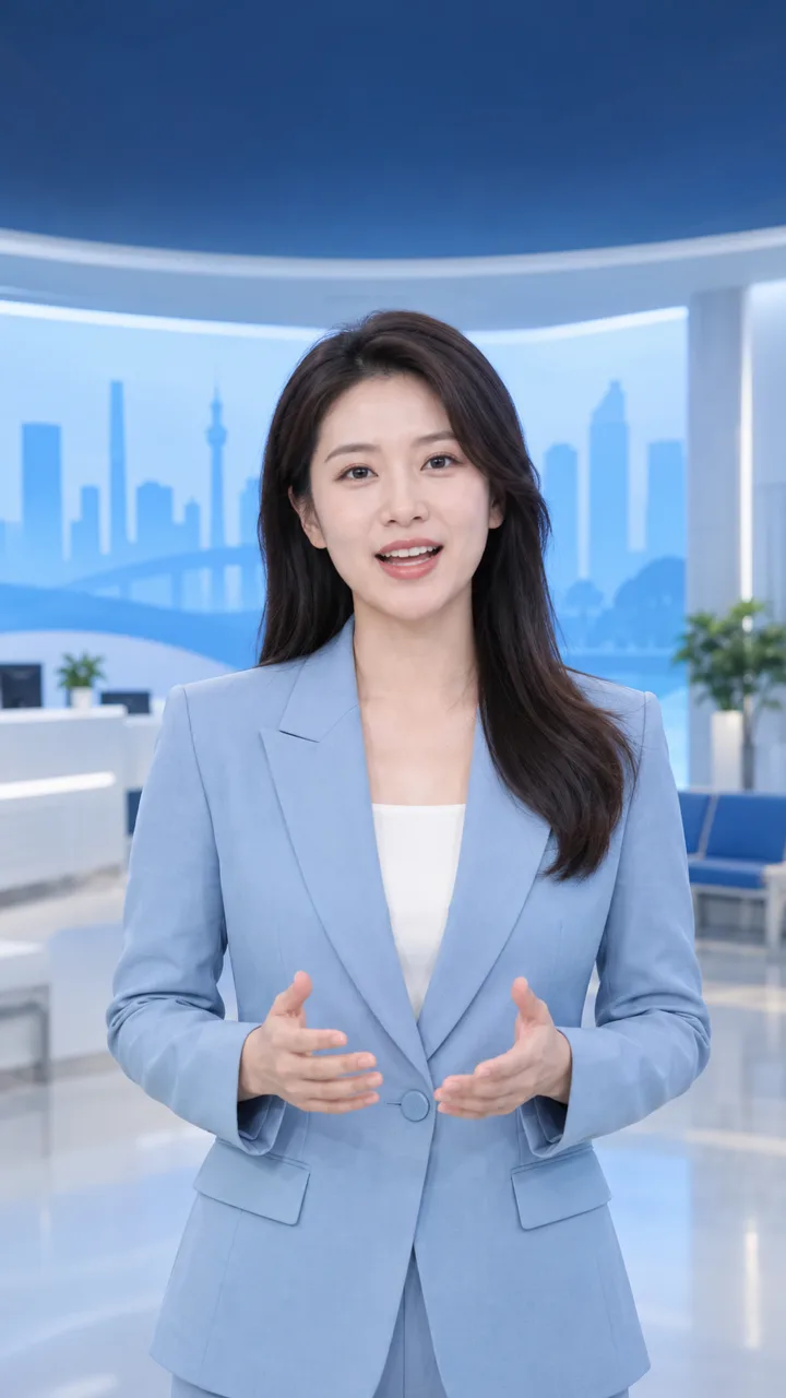 政务服务大厅里的通知公告口播示例